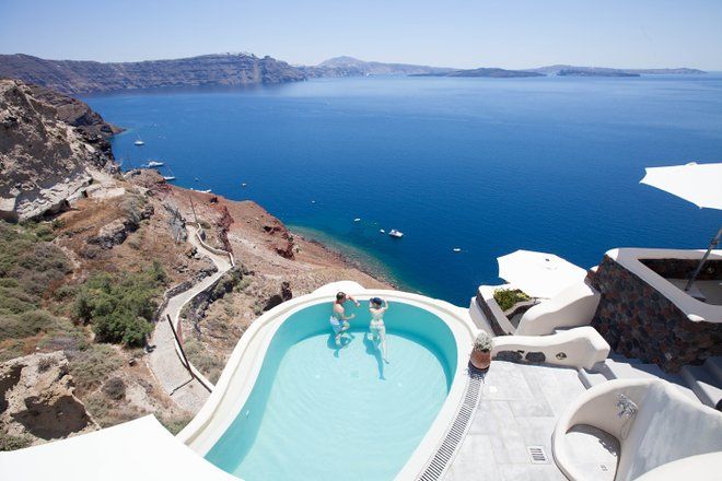 Pool at Pezoules, Santorini/Oyster
